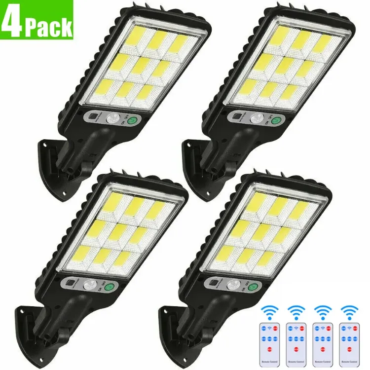 Picture of 6000W Outdoor Solar Wall Light – LED COB Motion Sensor Garden Security & Street Lamp