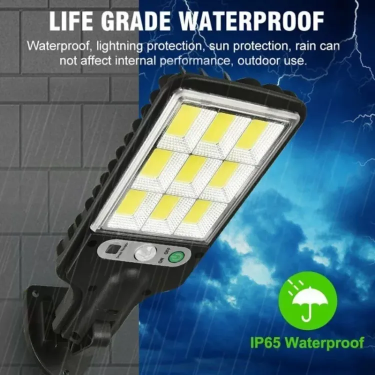 Picture of 6000W Outdoor Solar Wall Light – LED COB Motion Sensor Garden Security & Street Lamp