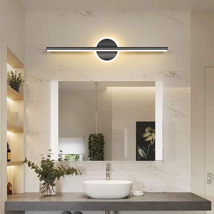 Picture of Modern LED Mirror Light - 11W, 40cm, 3-Color Dimmable Wall Lamp