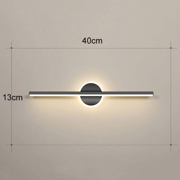 Picture of Modern LED Mirror Light - 11W, 40cm, 3-Color Dimmable Wall Lamp