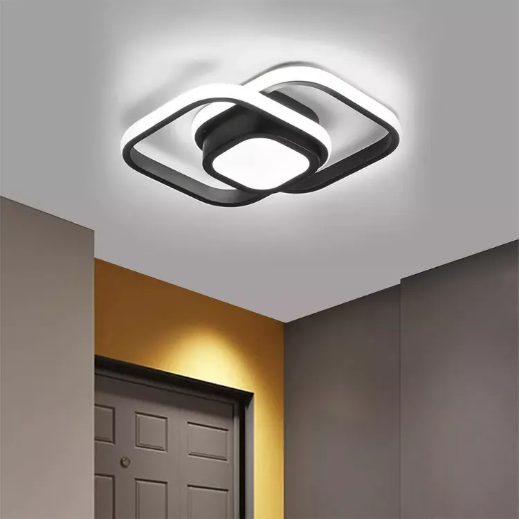 Picture of Modern LED Square Ceiling Light – Stylish Pendant Lamp for Bathroom, Kitchen & Bedroom