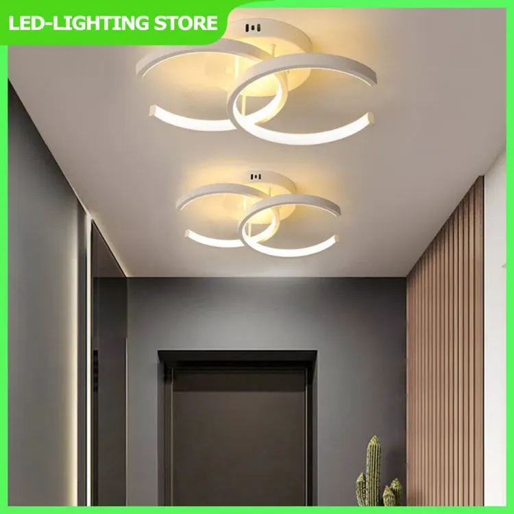 Picture of Modern LED Square Ceiling Light – Stylish Pendant Lamp for Bathroom, Kitchen & Bedroom