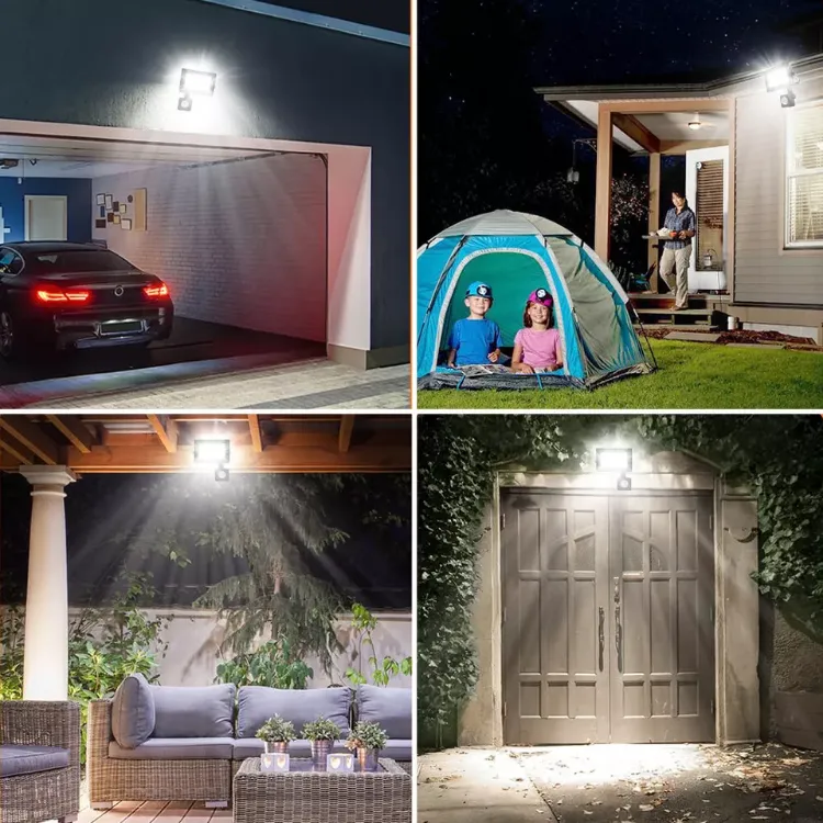 Picture of 100W LED Floodlight with Motion Sensor – IP66 Waterproof Outdoor Security Spotlight for Garden & Driveway