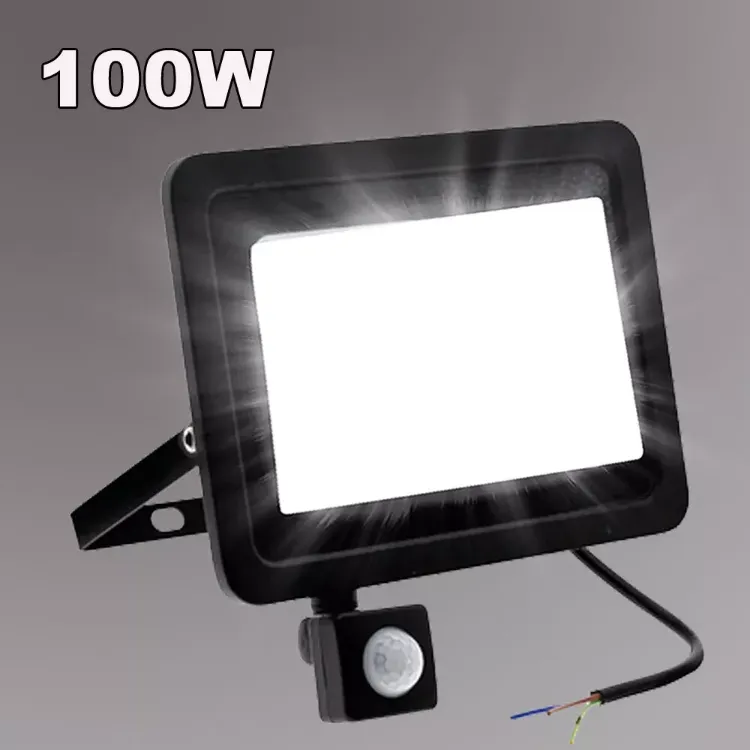 Picture of 100W LED Floodlight with Motion Sensor – IP66 Waterproof Outdoor Security Spotlight for Garden & Driveway