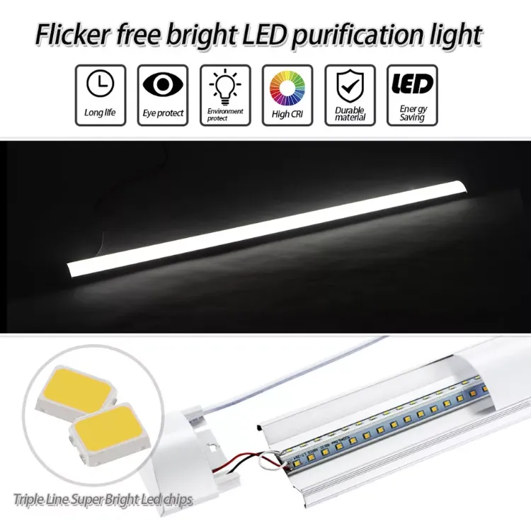 Picture of 1FT-5FT LED Batten Tube Lights – Ultra-Bright Ceiling Strip Light for Office, Garage & Workshop