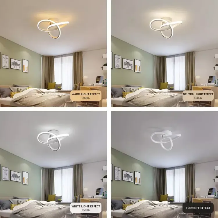 Picture of Modern Dimmable LED Ceiling Light – Stylish & Adjustable Brightness Fixture for Living Room & Bedroom