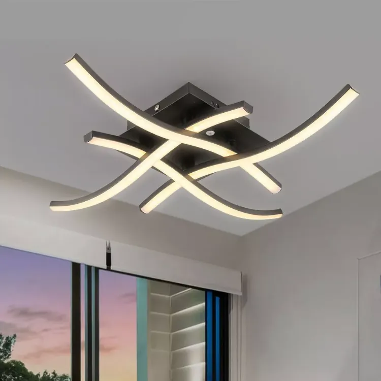 Picture of Modern LED Ceiling Light – Elegant Chandelier Pendant Lamp for Living Room & Bedroom