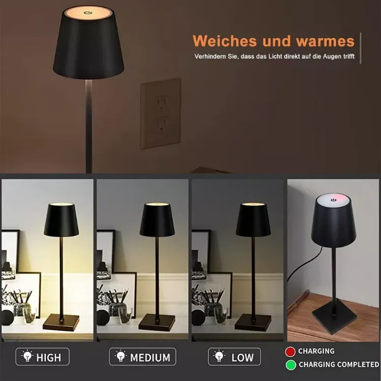 Picture of Cordless Rechargeable LED Table Lamp – Dimmable Night Light for Home & Decor