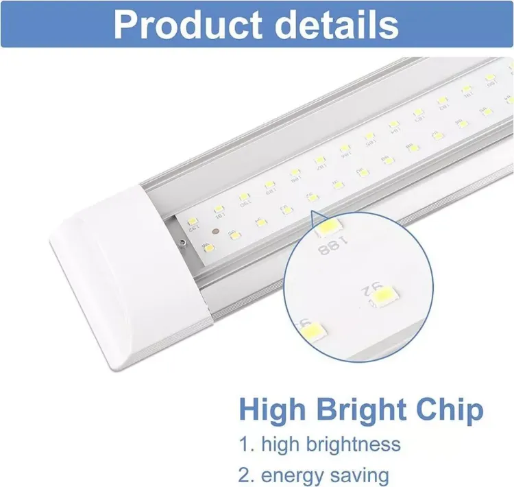 Picture of 5FT LED Batten Strip Tube Light – 6500K Cool White Ceiling Lamp for Office & Garage