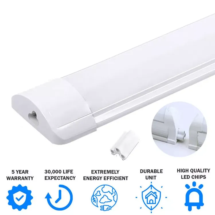 Picture of 5FT LED Batten Strip Tube Light – 6500K Cool White Ceiling Lamp for Office & Garage