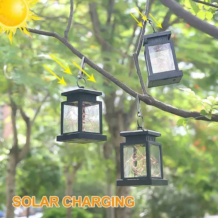 Picture of Solar-Powered LED Hanging Lights – Halloween & Christmas Outdoor Decorative Garden Lamps