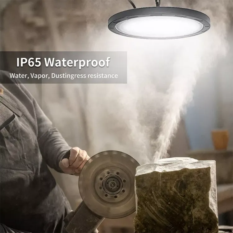 Picture of 6X 500W UFO LED High Bay Lights – Industrial Factory & Warehouse Lighting, IP65 Waterproof