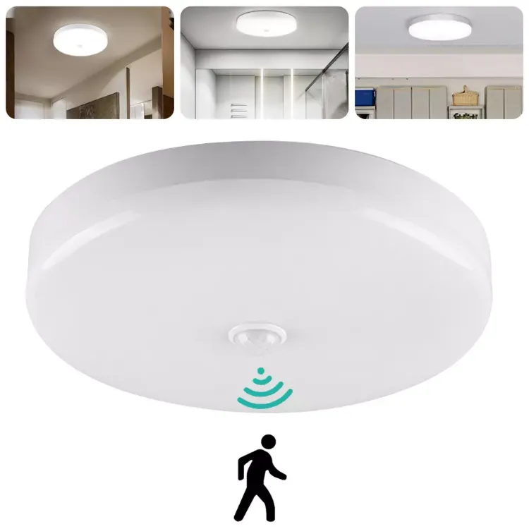 Picture of 12W-36W PIR Motion Sensor LED Ceiling Light, Round Panel Downlight for Garage, Hallway & Indoor Spaces