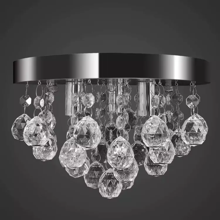 Picture of Modern LED Crystal Chandelier, Elegant Ceiling Light for Living Room & Bedroom