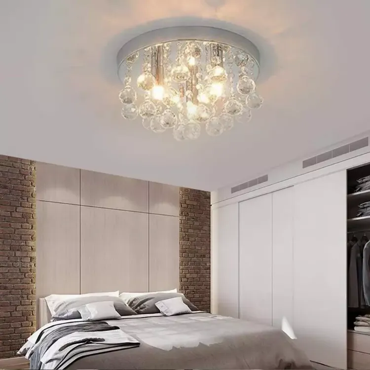 Picture of Modern LED Crystal Chandelier, Elegant Ceiling Light for Living Room & Bedroom