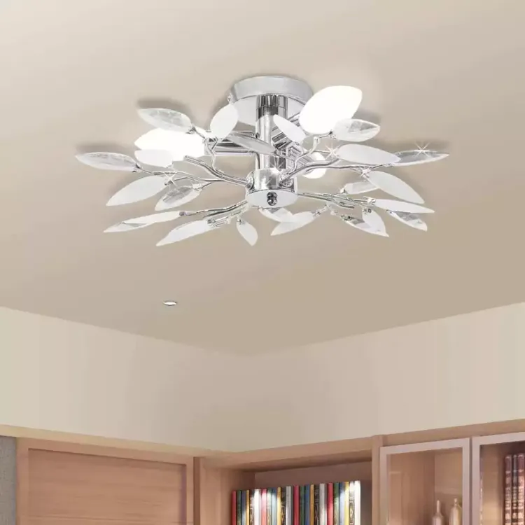 Picture of Modern LED Crystal Chandelier – Elegant Ceiling Light for Living Room, Bedroom & Kitchen