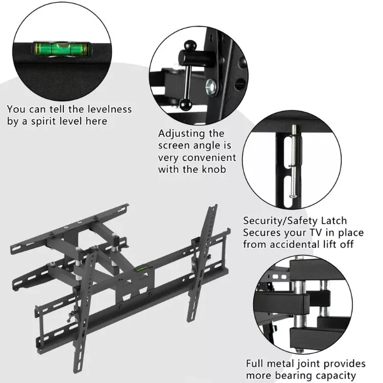 Picture of Heavy-Duty Full Motion TV Wall Mount Dual Arm Cantilever Bracket for 32”-70” Screens