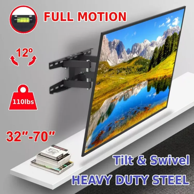 Picture of Universal TV Wall Mount Bracket Swivel & Tilt for 32” to 70” LCD, LED, Plasma TVs