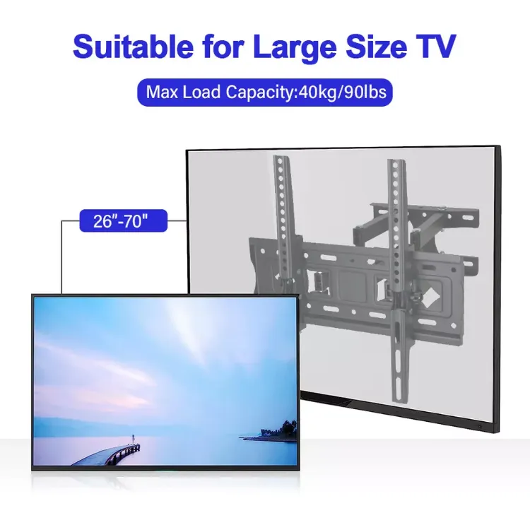 Picture of Universal TV Wall Mount Bracket Swivel & Tilt for 32” to 70” LCD, LED, Plasma TVs