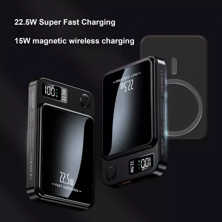 Picture of 20000mAh Magnetic Power Bank – Wireless Portable Battery Pack for iPhone Fast Charging