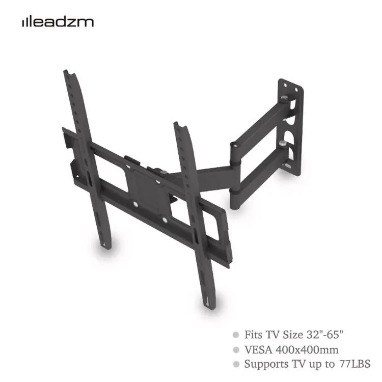 Picture of Heavy Duty Full Motion Tilt TV Mount for 32-65 TVs – Flexible Swing Arm Corner Bracket