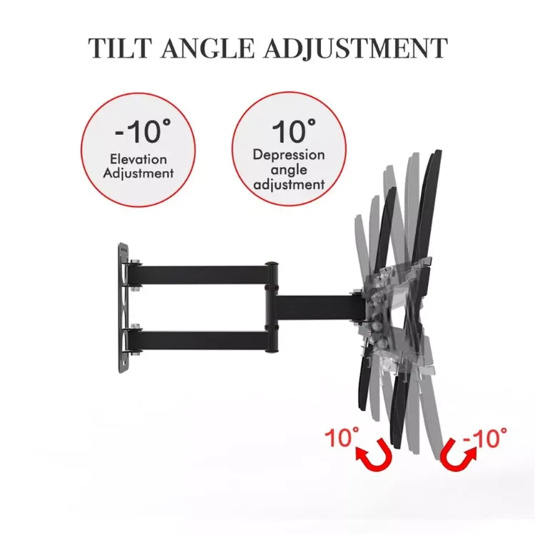 Picture of Heavy Duty Full Motion Tilt TV Mount for 32-65 TVs – Flexible Swing Arm Corner Bracket