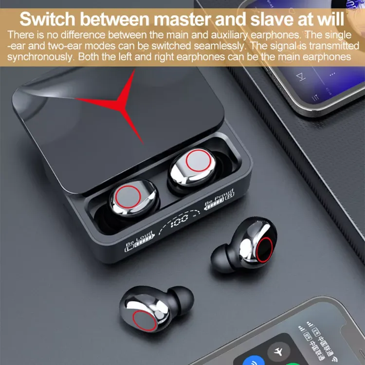 Picture of Bluetooth Wireless TWS Earbuds  In-Ear Sport Headphones with Hi-Fi Sound & Built-in Mic