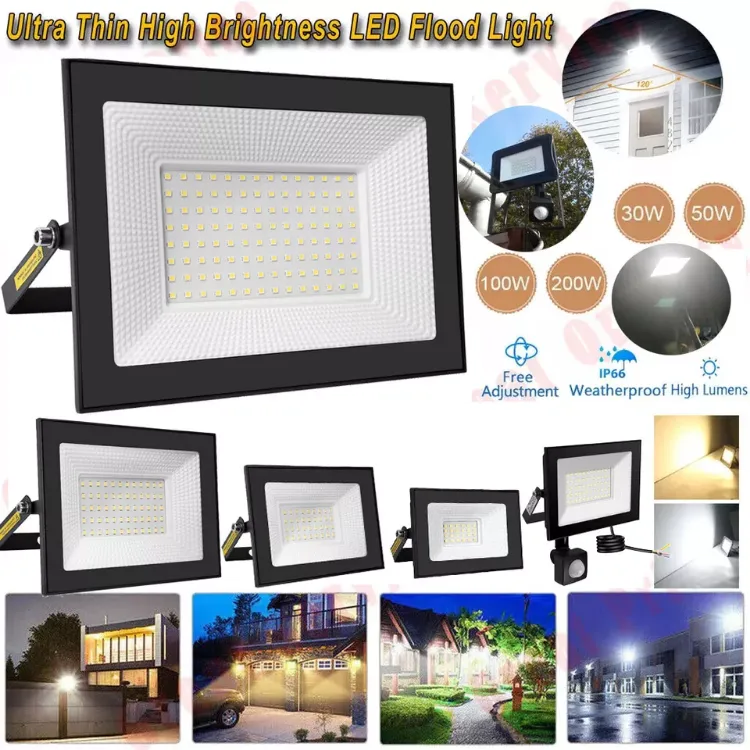 Picture of LED Floodlight – Outdoor Security Light, Waterproof Garden Spotlight, Wall-Mounted Lamp