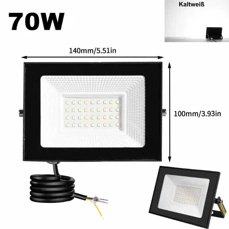 Picture of LED Floodlight – Outdoor Security Light, Waterproof Garden Spotlight, Wall-Mounted Lamp