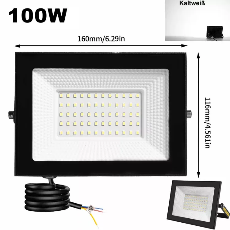 Picture of LED Floodlight – Outdoor Security Light, Waterproof Garden Spotlight, Wall-Mounted Lamp