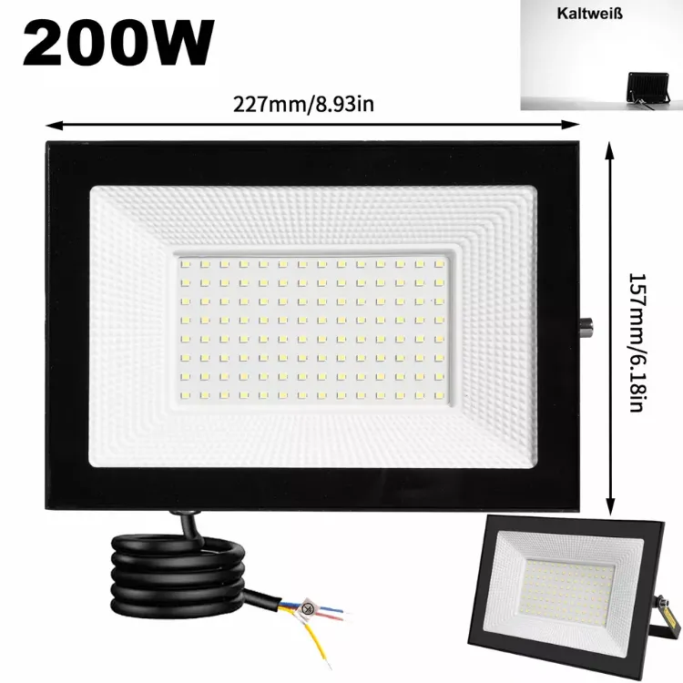 Picture of LED Floodlight – Outdoor Security Light, Waterproof Garden Spotlight, Wall-Mounted Lamp