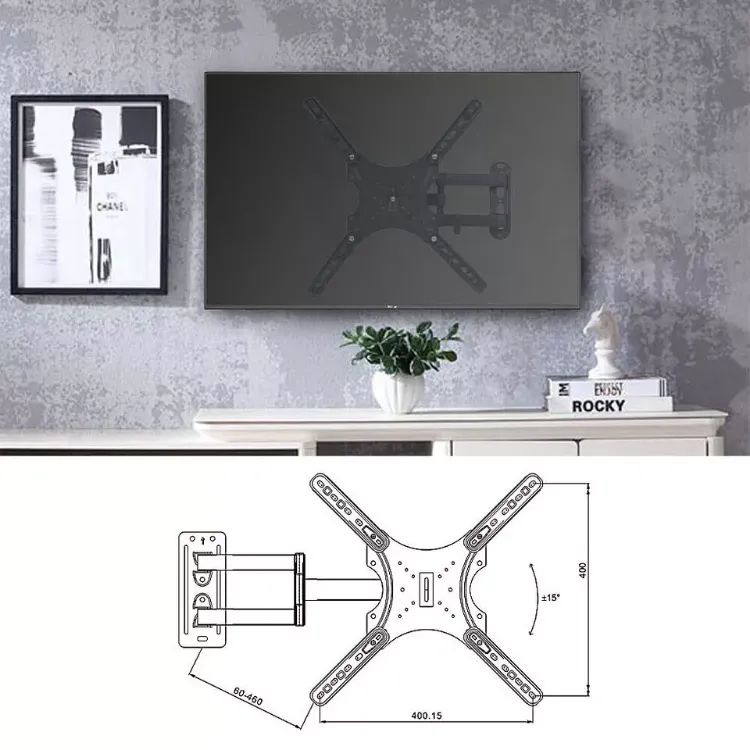 Picture of Swivel TV Wall Mount Bracket Adjustable Tilt & Rotation for 32-55 LED, LCD, Plasma Screens