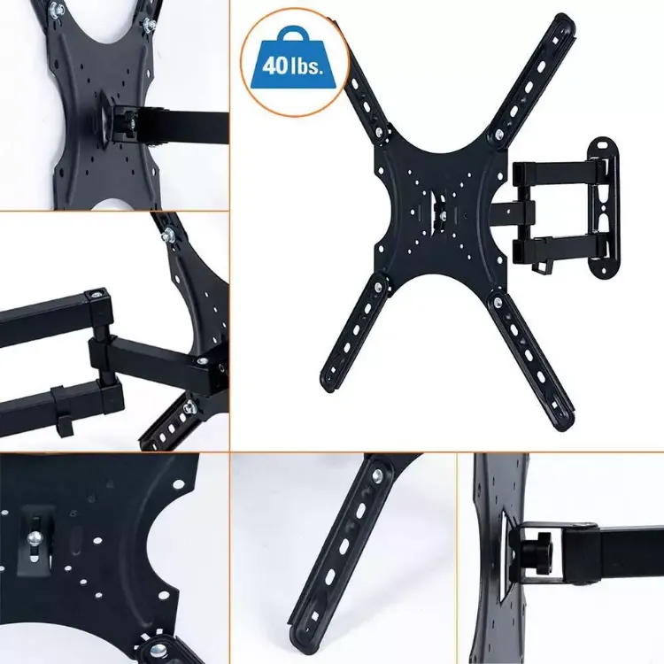 Picture of Swivel TV Wall Mount Bracket Adjustable Tilt & Rotation for 32-55 LED, LCD, Plasma Screens