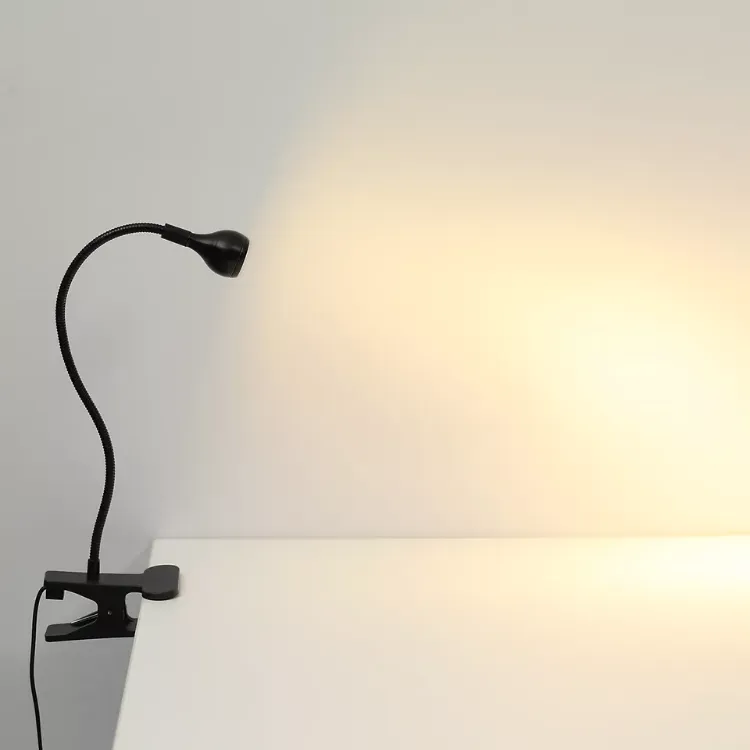 Picture of USB Clip-On LED Desk Lamp – Flexible Clamp Reading Light for Bedside, Table & Office