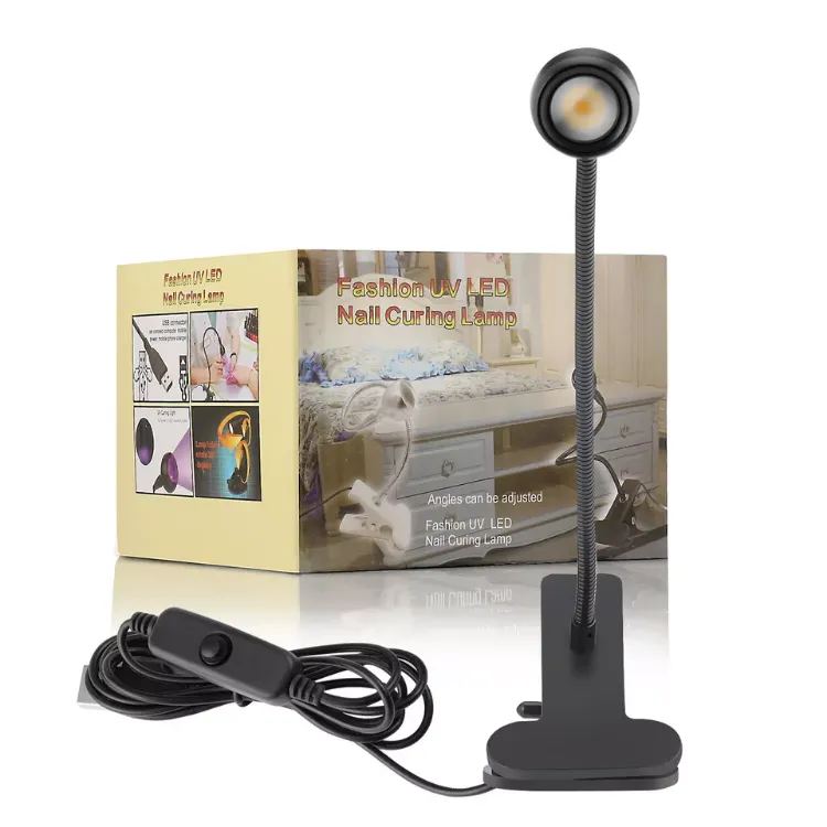 Picture of USB Clip-On LED Desk Lamp – Flexible Clamp Reading Light for Bedside, Table & Office