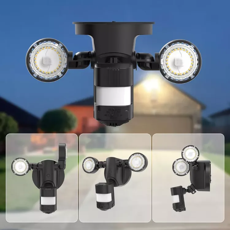 Picture of 15W LED Motion Sensor Security Light 2000LM Outdoor Wall-Mounted Floodlight