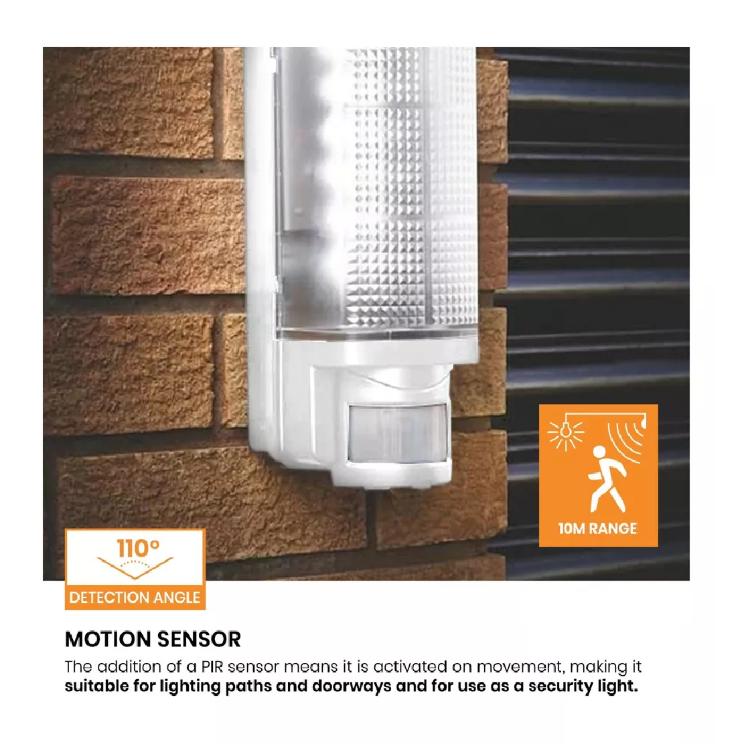 Picture of E27 LED PIR Motion Sensor Wall Light  IP44 Waterproof Outdoor Security Lamp