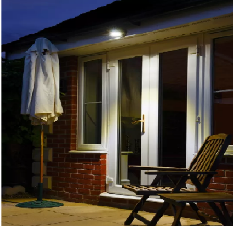 Picture of Battery-Powered Motion Sensor Security Light Wireless PIR-Activated LED Floodlight