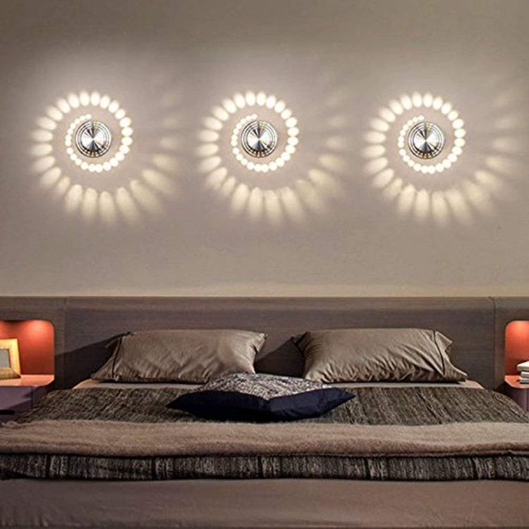 Picture of 3W Modern LED Wall Light  Warm White Aluminum Wall Lamp for Indoor Ambient Lighting