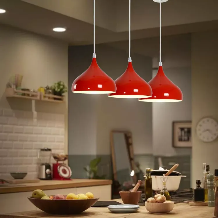 Picture of Modern Retro Ceiling Pendant Light Hanging Chandelier Lamp Shade for Home & Dining