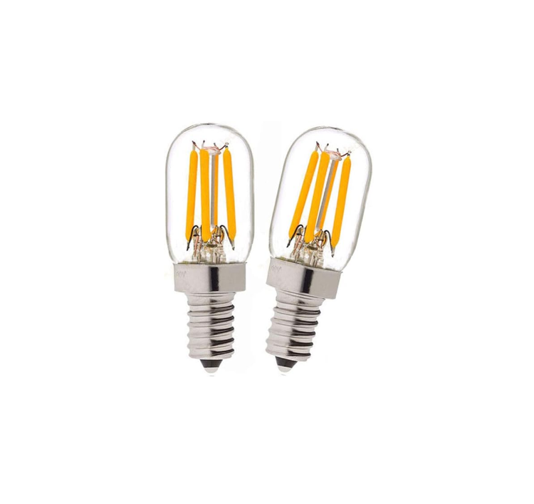 Picture of E14 3W LED Fridge Bulb, 6000K Cool White, Energy-Saving 30W Halogen Replacement, SES Pygmy Light Bulb for Freezers, and Cooker Hoods