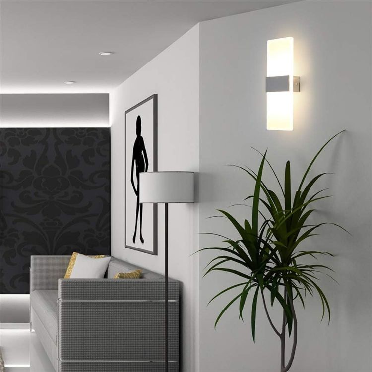 Picture of LED Wall Lights Indoor Dimmable Wall Wash Light 12W Up Down Wall Lighting Modern Acrylic Wall Lamp 