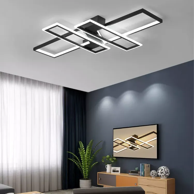 Picture of Chic LED Ceiling Lamp – Modern Pendant Chandelier for Living Room & Bedroom