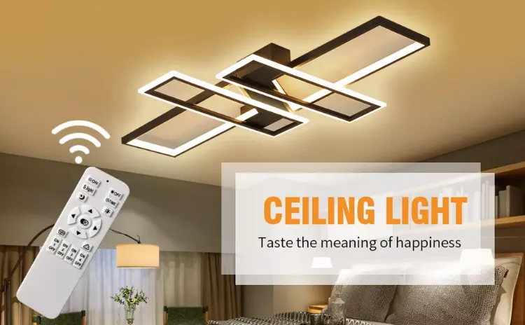 Picture of Chic LED Ceiling Lamp – Modern Pendant Chandelier for Living Room & Bedroom