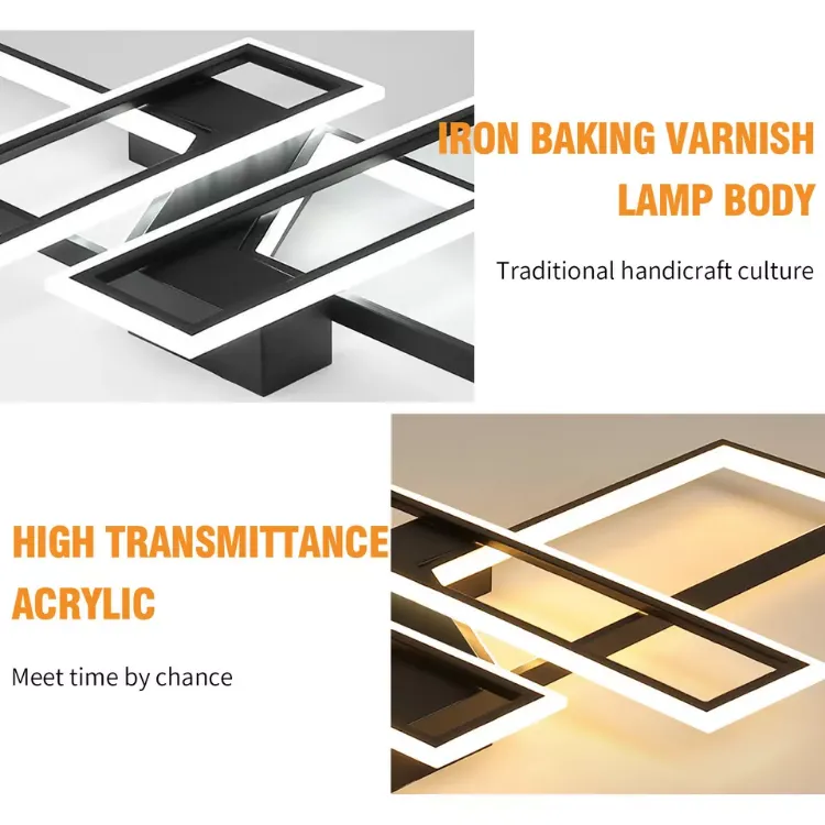 Picture of Chic LED Ceiling Lamp – Modern Pendant Chandelier for Living Room & Bedroom