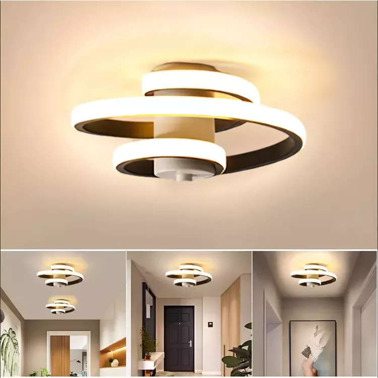 Picture of Modern LED Ceiling Light – Sleek Ring Chandelier for Living Room & Bedroom