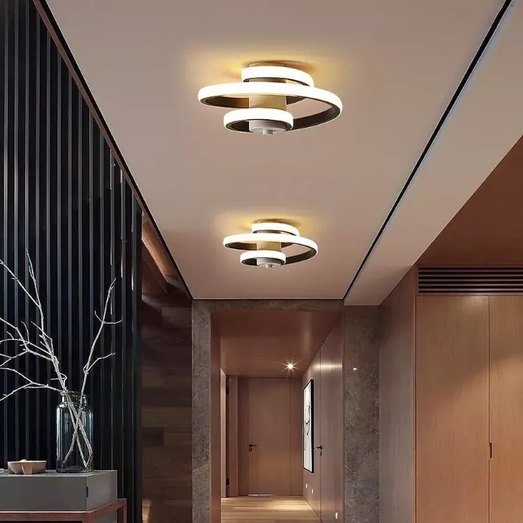 Picture of Modern LED Ceiling Light – Sleek Ring Chandelier for Living Room & Bedroom