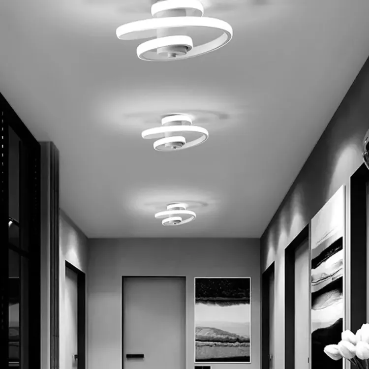 Picture of Modern LED Ceiling Light – Sleek Ring Chandelier for Living Room & Bedroom