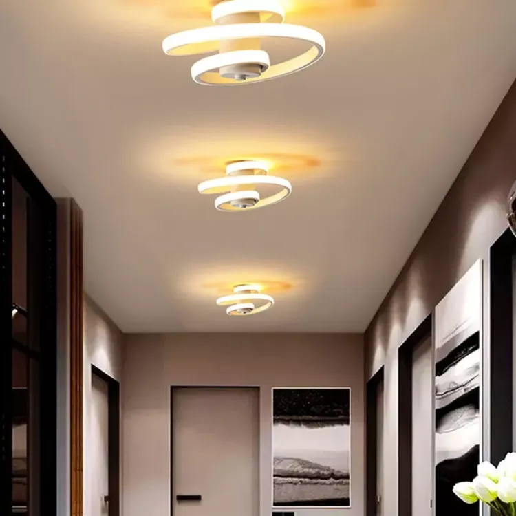 Picture of Modern LED Ceiling Light – Sleek Ring Chandelier for Living Room & Bedroom