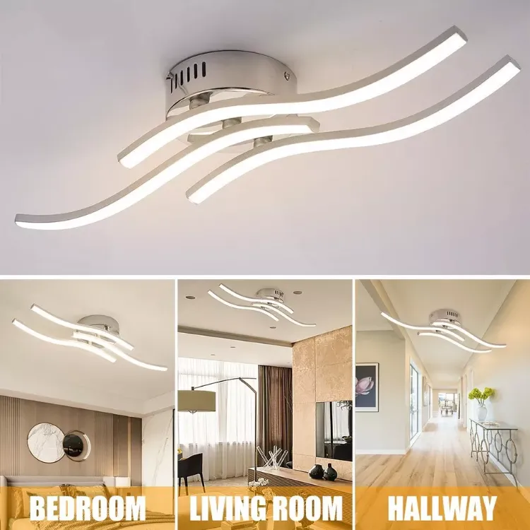 Picture of Modern LED Ceiling Light – Chic Chandelier for Living Room & Bedroom Pendant Lighting